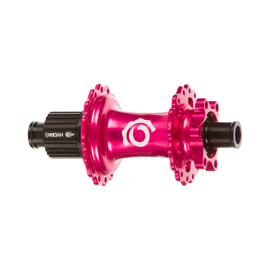Industry Nine Hydra 2 Boost MicroSpline Disc Hub Rear 28H 12mm TA 148mm Shimano Micro Spline Pink