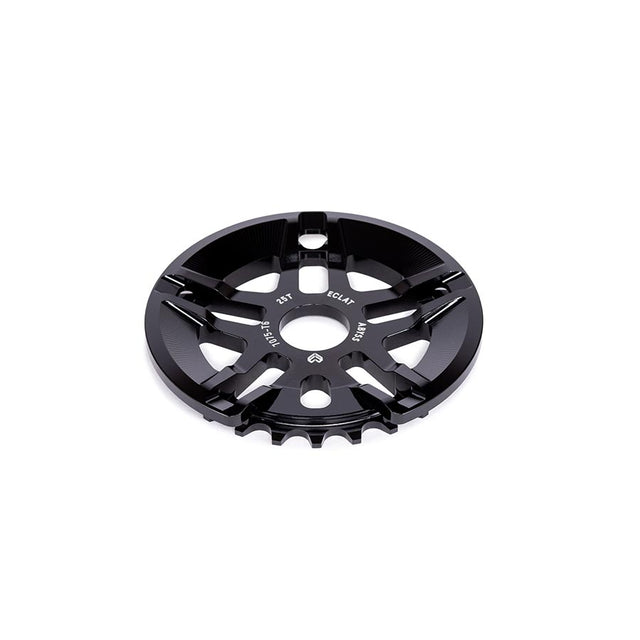 Eclat Abyss Guard Chainring Teeth: 25 7075-T6 Aluminum Black