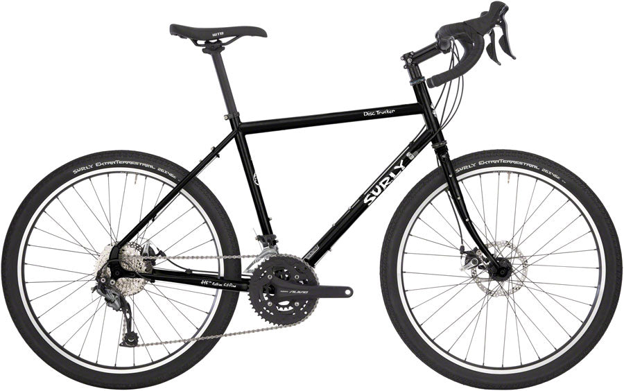 Surly Disc Trucker Bike 700c, Steel, Hi-Viz Black – Marblehead Cycle