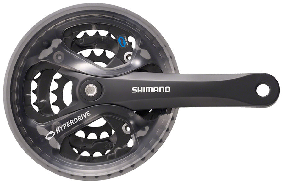 Shimano Acera FC-M361 Crankset - 7/8-Speed 104/64 BCD Square Taper JIS Spindle Interface, Black