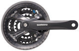 Shimano Acera FC-M361 Crankset - 7/8-Speed 104/64 BCD Square Taper JIS Spindle Interface, Black