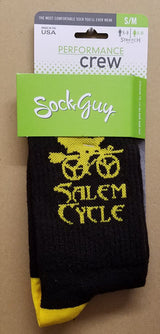 Premium Performance 6-Inch Cycling Crew Socks - Moisture-Wicking, Durable Fit