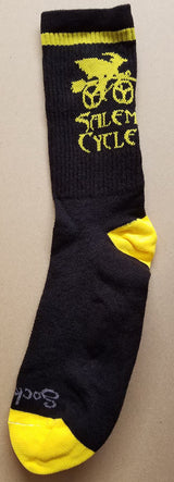 Premium Performance 6-Inch Cycling Crew Socks - Moisture-Wicking, Durable Fit