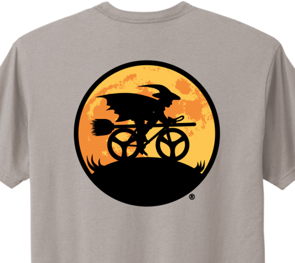 Premium Combed Cotton Salem Cycle Witch Unisex Short Sleeve Tee Modern Logo